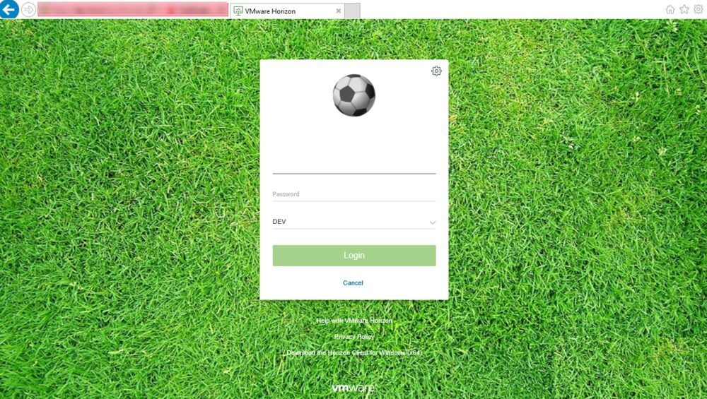 Horizon View 7.X – Branding the Logon page
